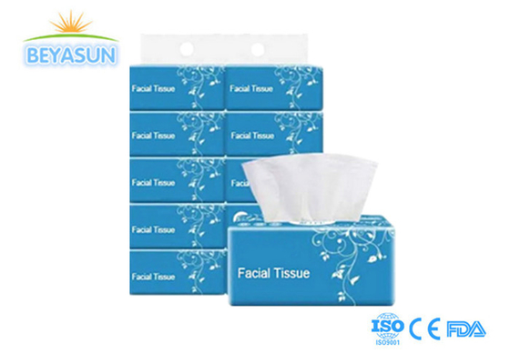 ผู้ผลิตมืออาชีพ กระดาษผนังใบหน้าสีขาวแบบ Soft Pack 2 Ply กระดาษบริสุทธิ์ 100%