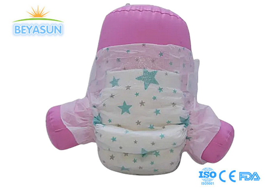 เครื่องป้องกันการรั่วไหลแบบกําหนดเอง เครื่องลมหายใจ Ultra Thin Sleepy Baby Diapers