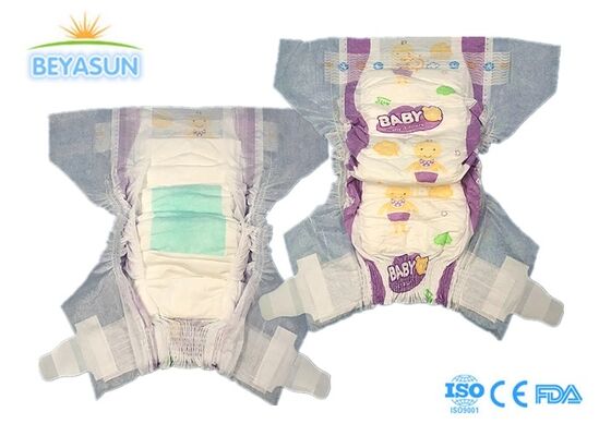 ขายปลีก S Size Bay Diaper เนื้อไม่เนื้อ ผ้าบาง 1 ครั้ง 3-6KG Baby Diaper เด็กชาย/เด็กหญิง กางเกงกางเกง 62 ชิ้น/แพ็ค