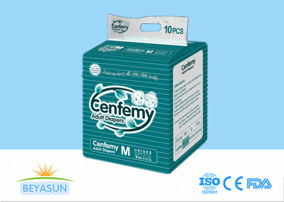 OEM Super Absorbent ผ้าอ้อมผู้ใหญ่แบบใช้แล้วทิ้ง Waterproof Soft Washable